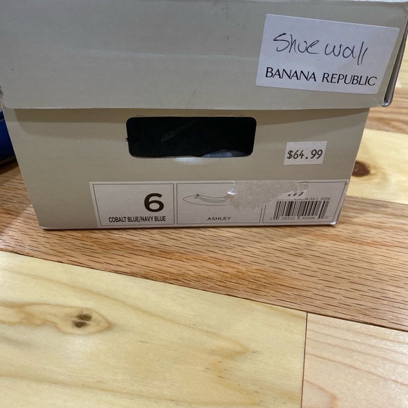 Banana Republic size 6 Blue suede ballerina flats - Picture 4 of 11